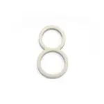 Emtek Modern House Number #8 Satin Nickel - 7 in