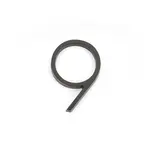 Emtek Modern House Number #9 Oil-Rubbed Bronze - 7 in