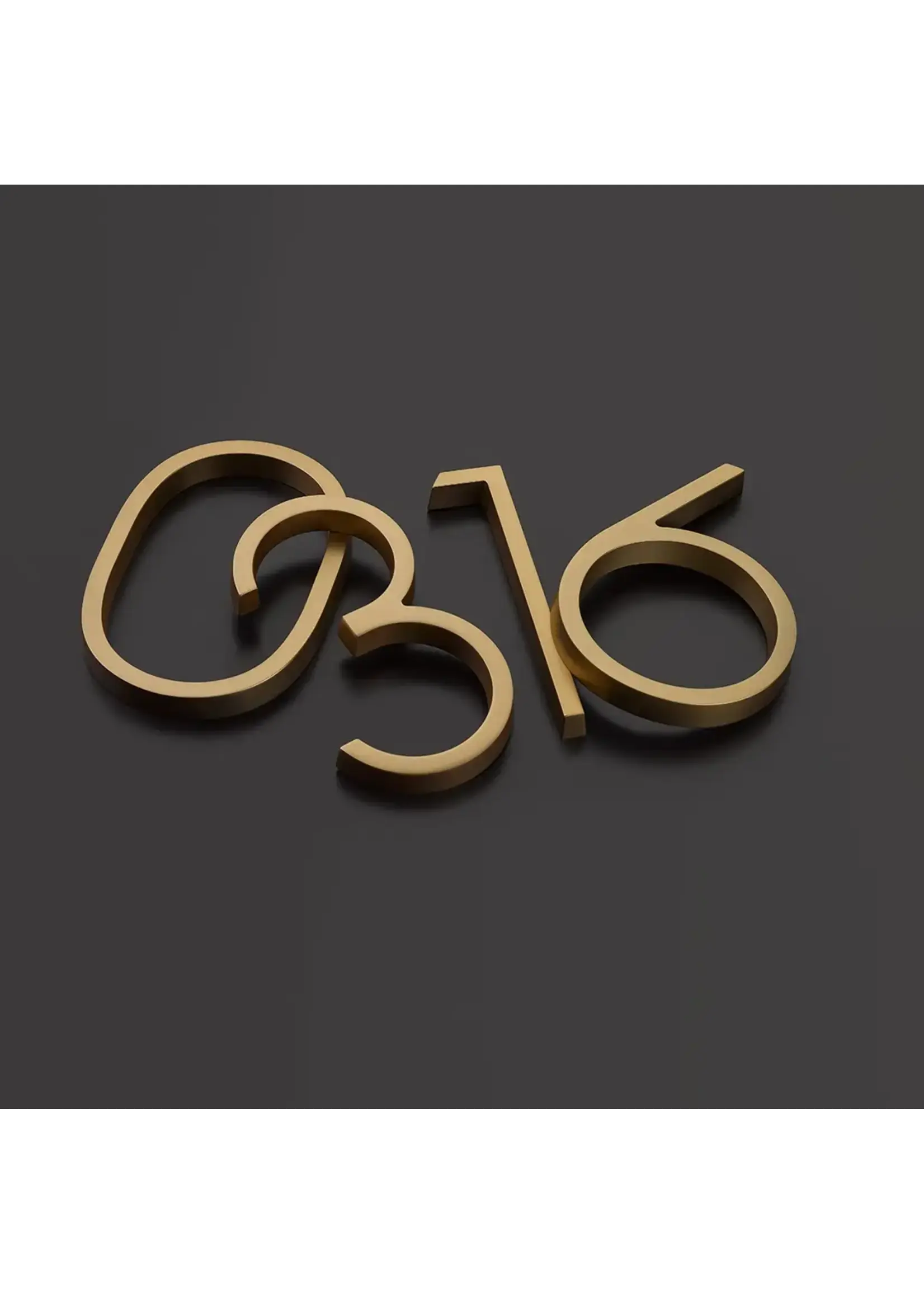 Emtek Modern House Number