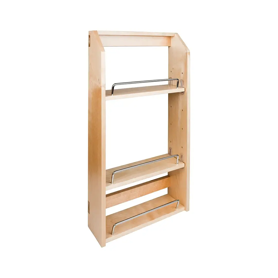 Hardware Resources Wood Door Mount Spice Rack