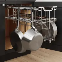 Storage with Style® Hanging Pan Pullout Polished Chrome - Soft-Close