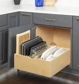 Hardware Resources 27 in Wood Single Drawer Cookware Rollout