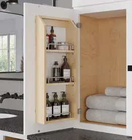 Hardware Resources 9 in Wood Door Mount Spice Rack