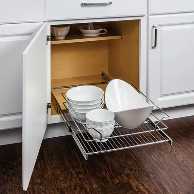 Hardware Resources 18 in Metal Pullout Basket
