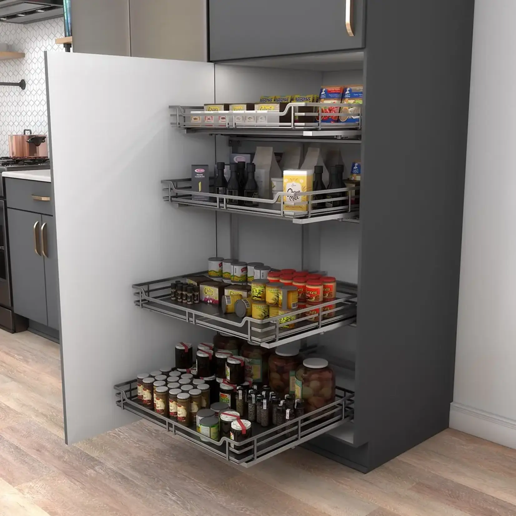 Hardware Resources Storage With Style® Metal Soft-close Pullout Basket