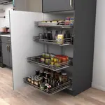 Hardware Resources 27 in Black Nickel Storage With Style® Metal Soft-close Pullout Basket