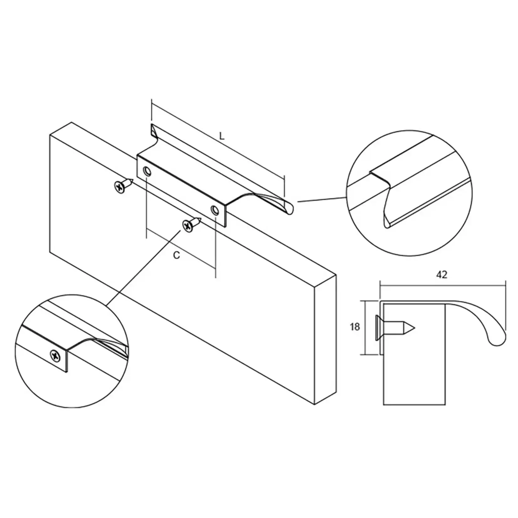 Viefe Ritta Edge Pull