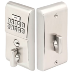 Emtek Modern Brass Keypad Deadbolt Satin Nickel