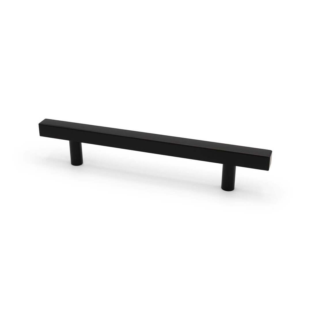 Marathon Hardware Kayenta Contemporary Pull, 128mm, Matte Black - 5 1/16 In