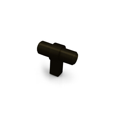 Marathon Hardware Kingston T-Knob Matte Black - 1 5/8 in