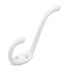 Marathon Hardware Classic Hook Matte White - 4 5/8 in