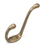 Marathon Hardware Classic Hook Gold Champagne - 4 5/8 in