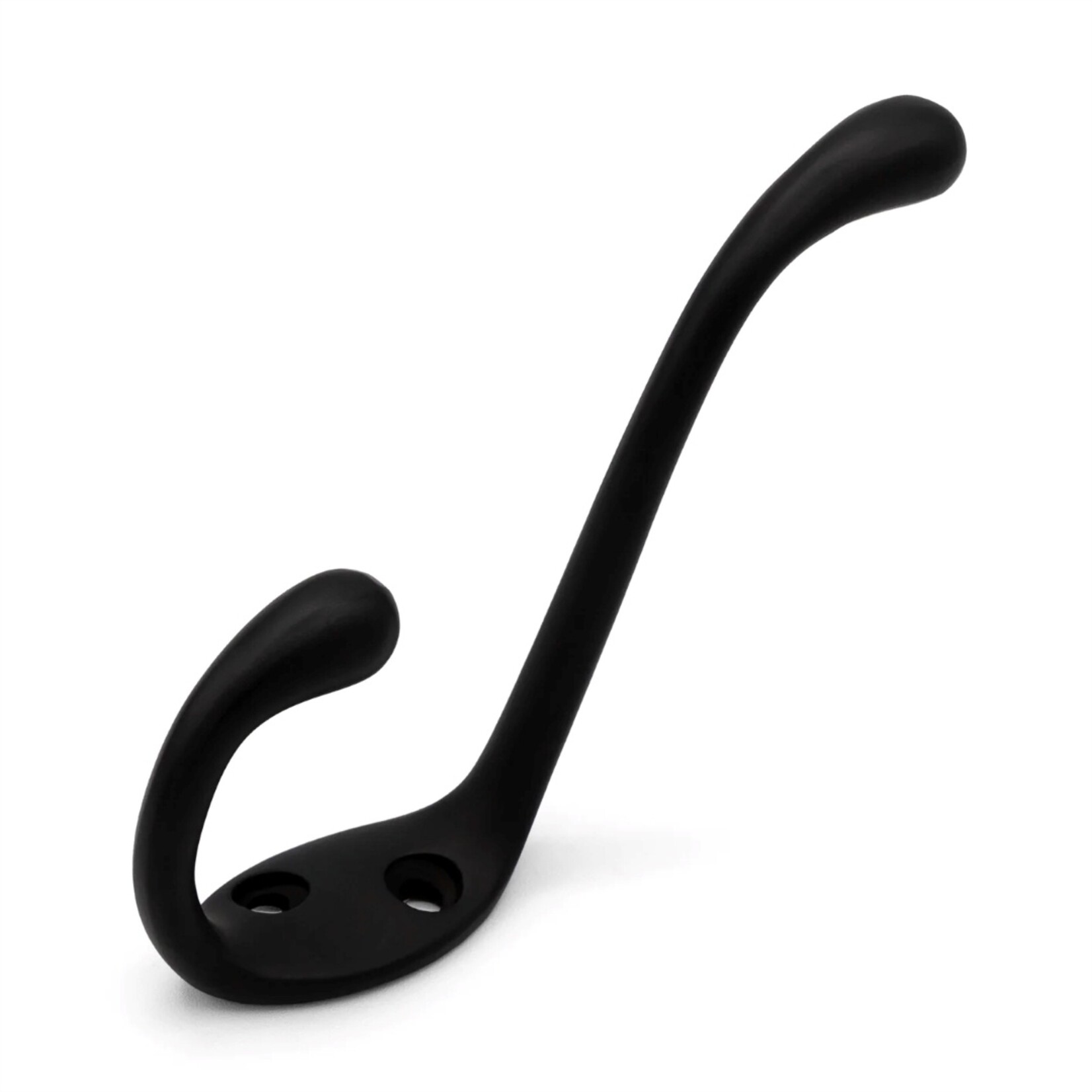 Marathon Hardware Classic Hook Matte Black - 4 5/8 in