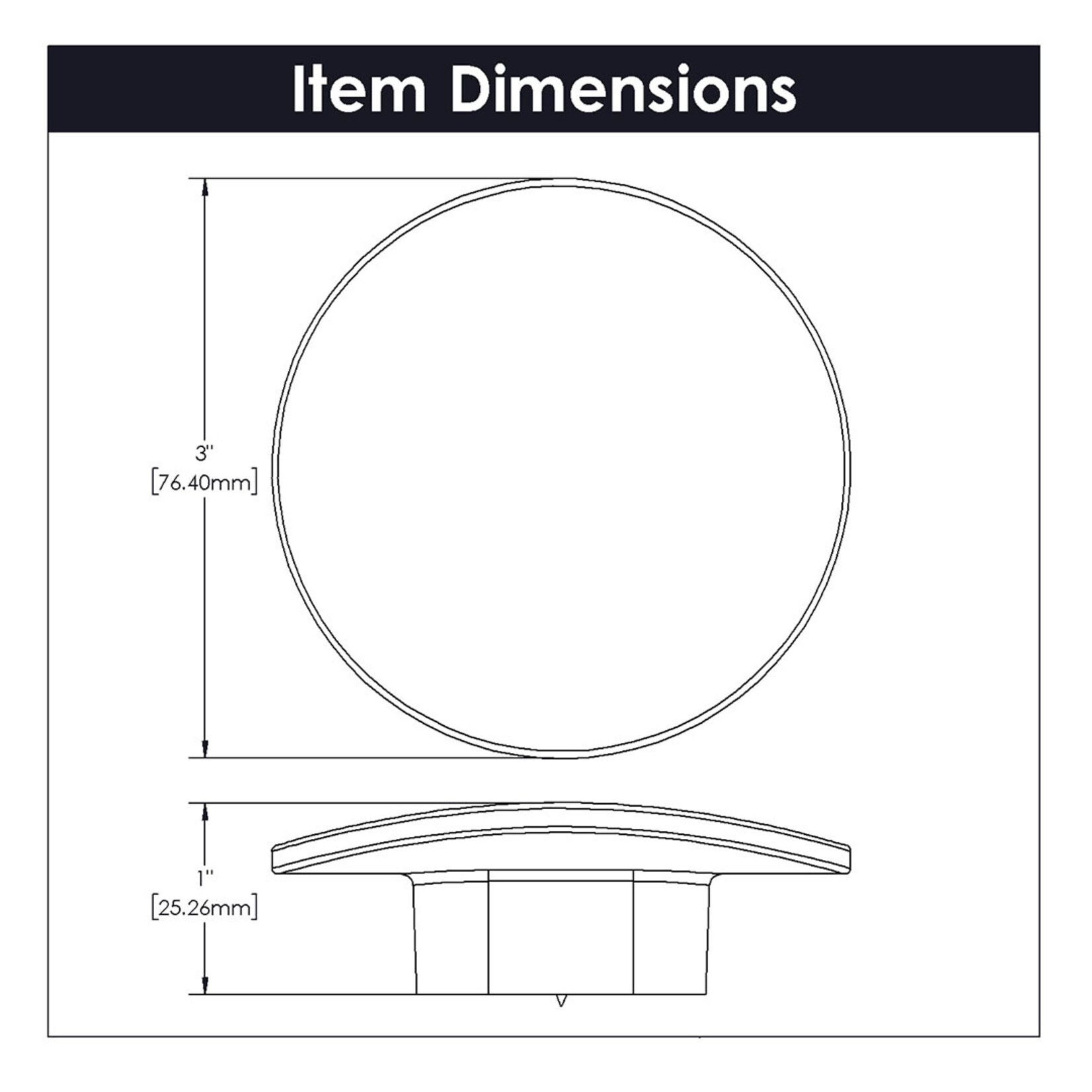 Belwith Keeler Vale Modern 3" Pull