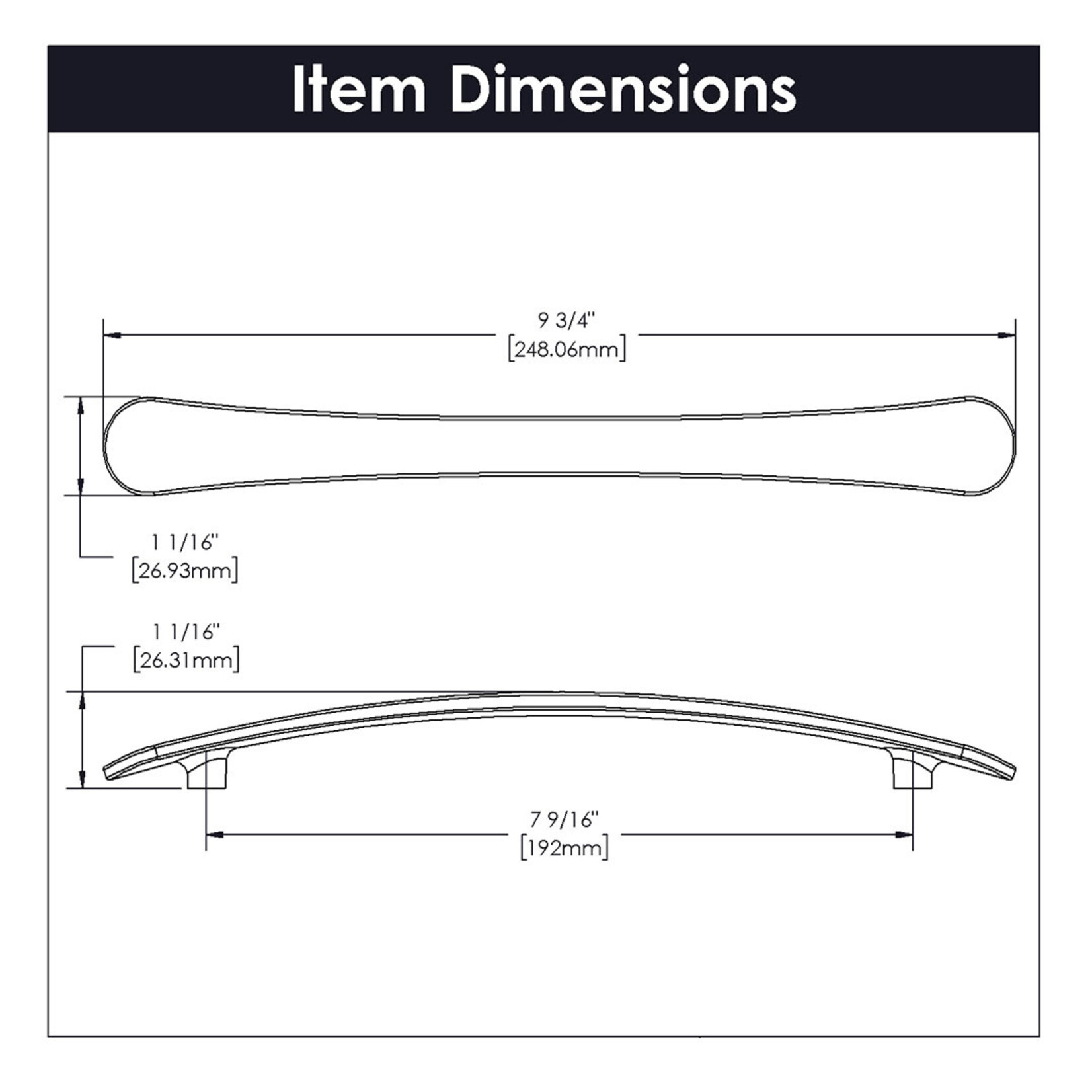 Belwith Keeler Vale Designer Pull