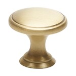Berenson Arrowhead Knob Brushed Brass 1-1/4 In