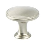 Berenson Oasis Knob 1-1/4 In Brushed Nickel