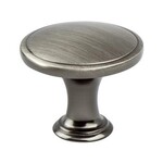 Berenson Oasis Knob 1-1/4 In Brushed Tin