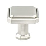 Berenson Harmony Knob 1-3/16" x 1-3/16" Brushed Nickel