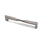 Marathon Hardware Twist Contemporary Pull-Brushed Satin Nickel - 7 9/16 In