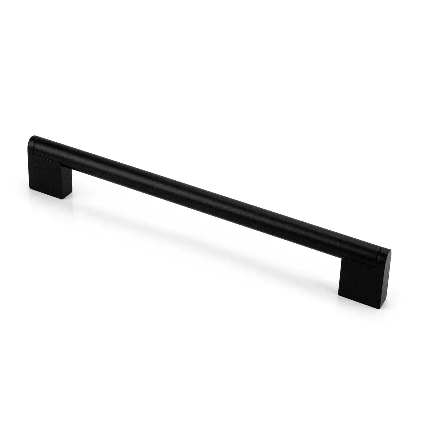 Marathon Hardware Grantchester Modern Hollow Pull Matte Black 7 9/19 In