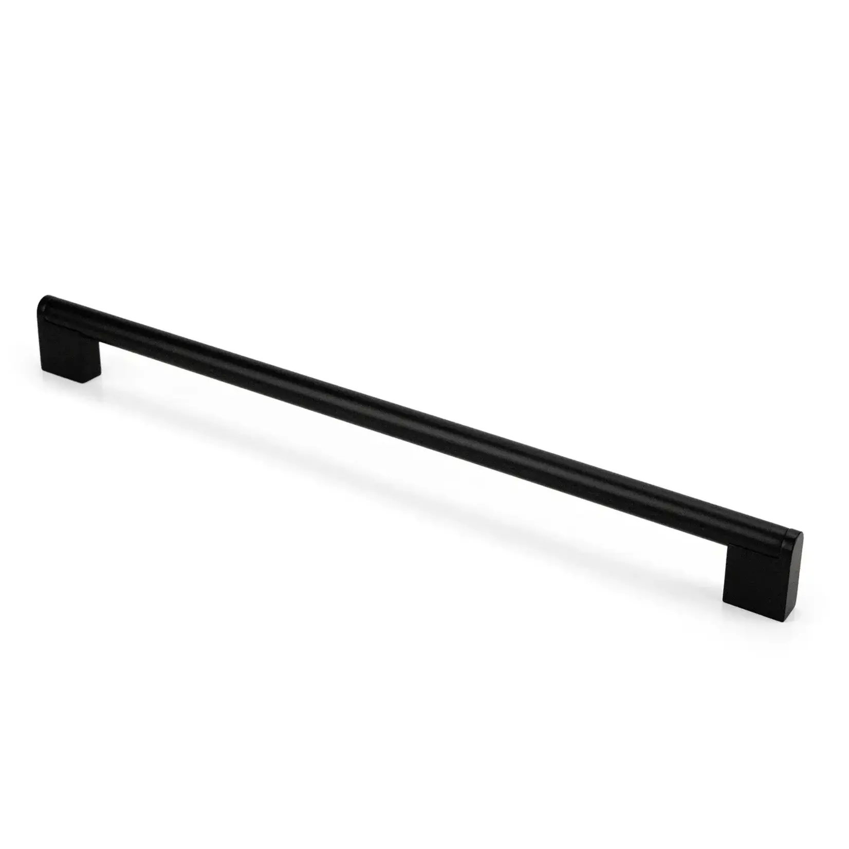 Marathon Hardware Grantchester Modern Hollow Pull Matte Black 12 5/8 In