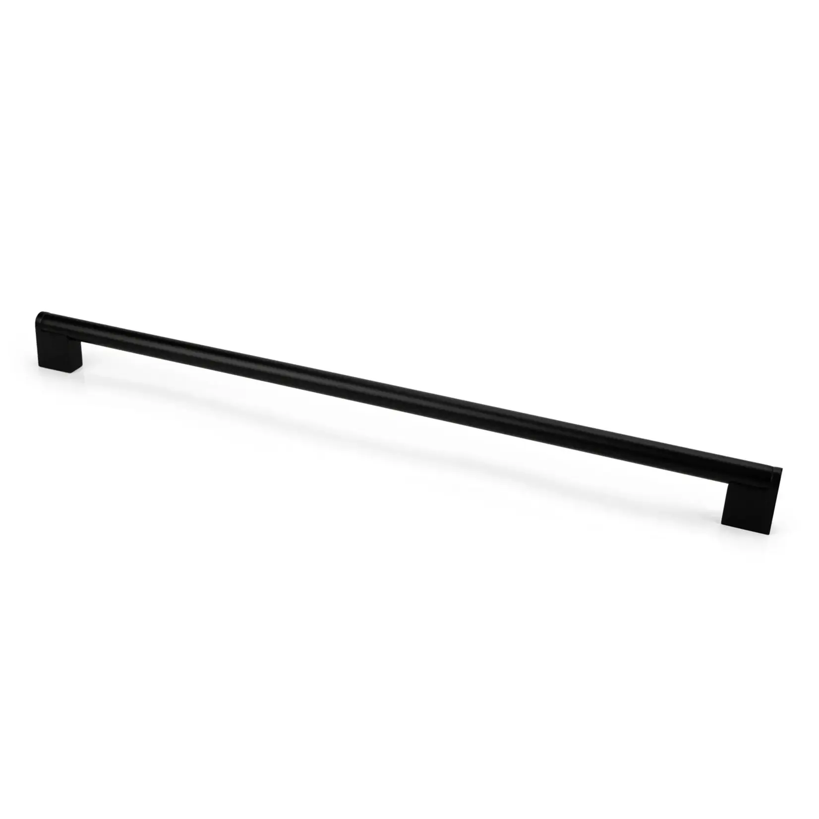 Marathon Hardware Grantchester Modern Hollow Pull Matte Black 16 3/8 In