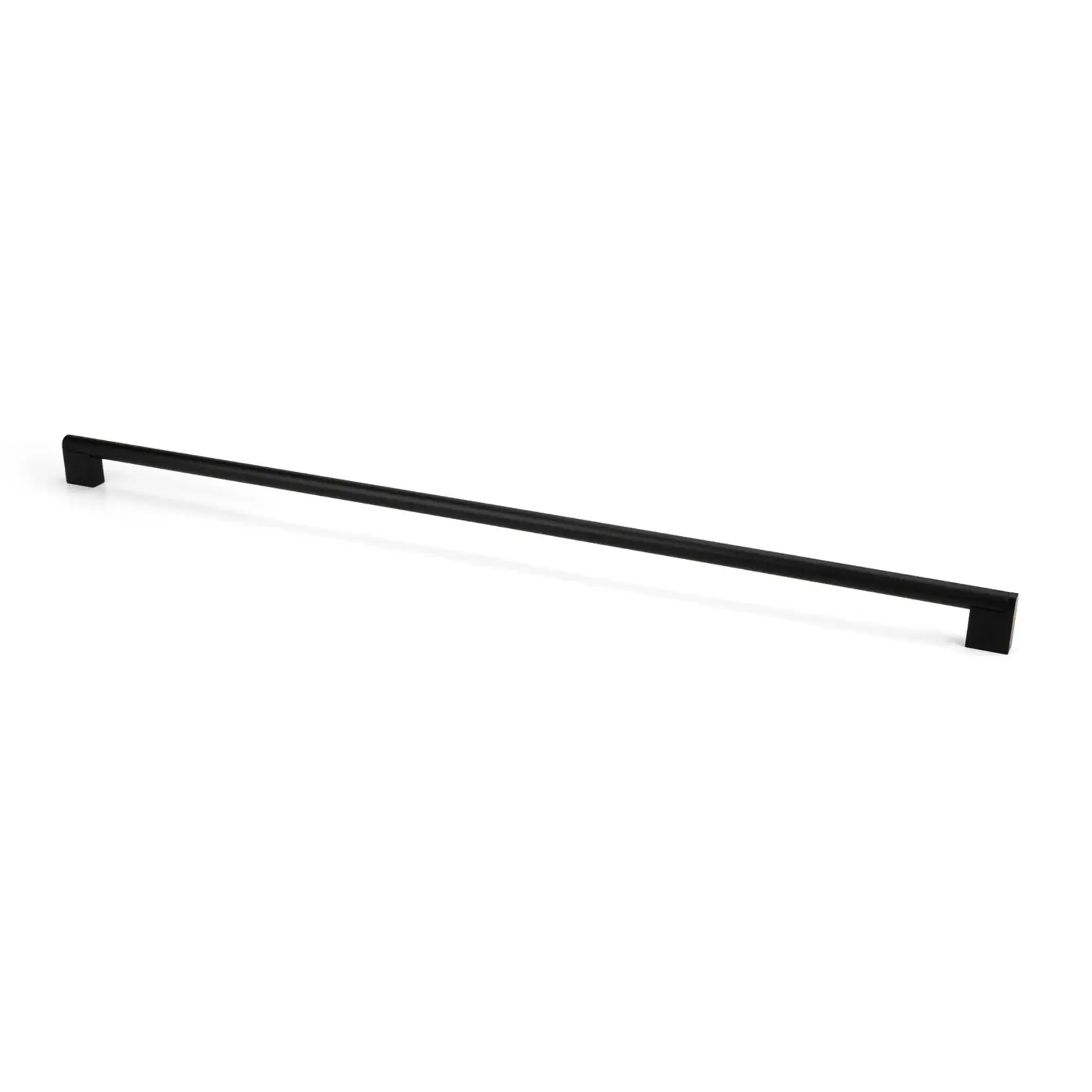 Marathon Hardware Grantchester Modern Hollow Pull Matte Black 25 3/16 In