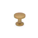 Marathon Hardware Wright Transitional Knob Satin Gold 35mm