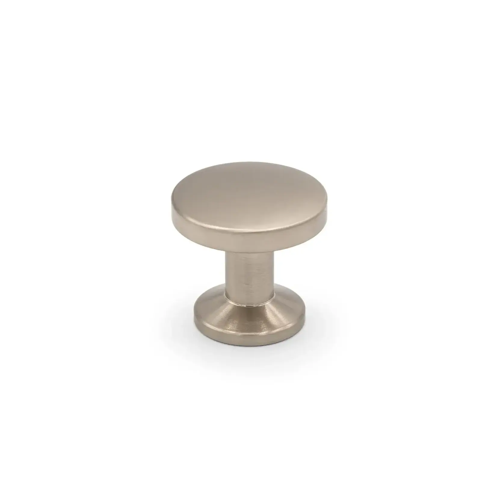 Marathon Hardware Wright Transitional Knob Brushed Satin Nickel 35mm