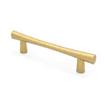 Marathon Hardware Nara Modern Pull- Satin Gold - 3 3/4 Inch