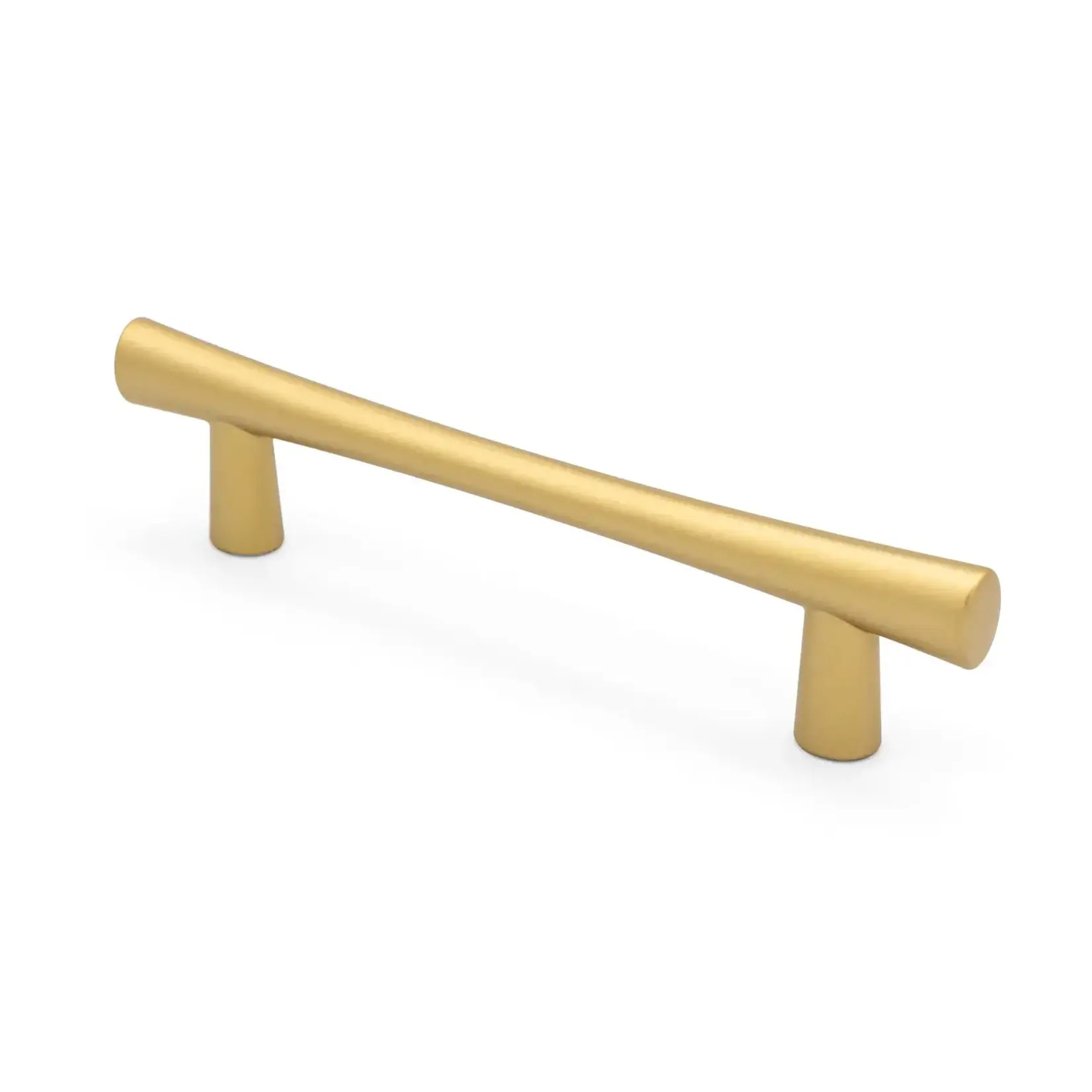 Marathon Hardware Nara Modern Pull- Satin Gold - 3 3/4 Inch