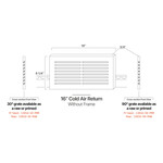 Zephyr Cold Air Returns CAR16-30-PRM