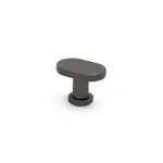 Marathon Hardware Kandra Transitional Knob, Pearl Black