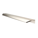 Viefe Vann Edge Pull, 256mm, Brushed Stainless Steel