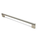 Marathon Hardware Grantchester Hollow Pull Brush Satin Nickel 16 3/8 In