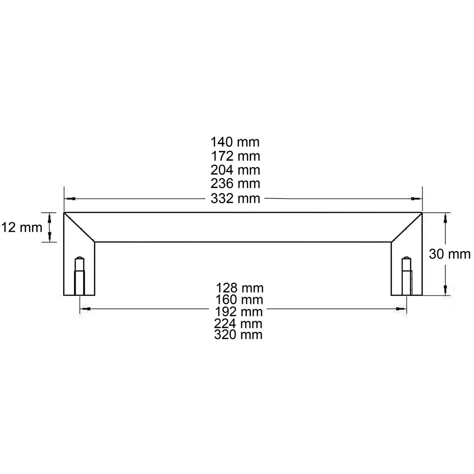 Marathon Hardware Avry Modern Pull