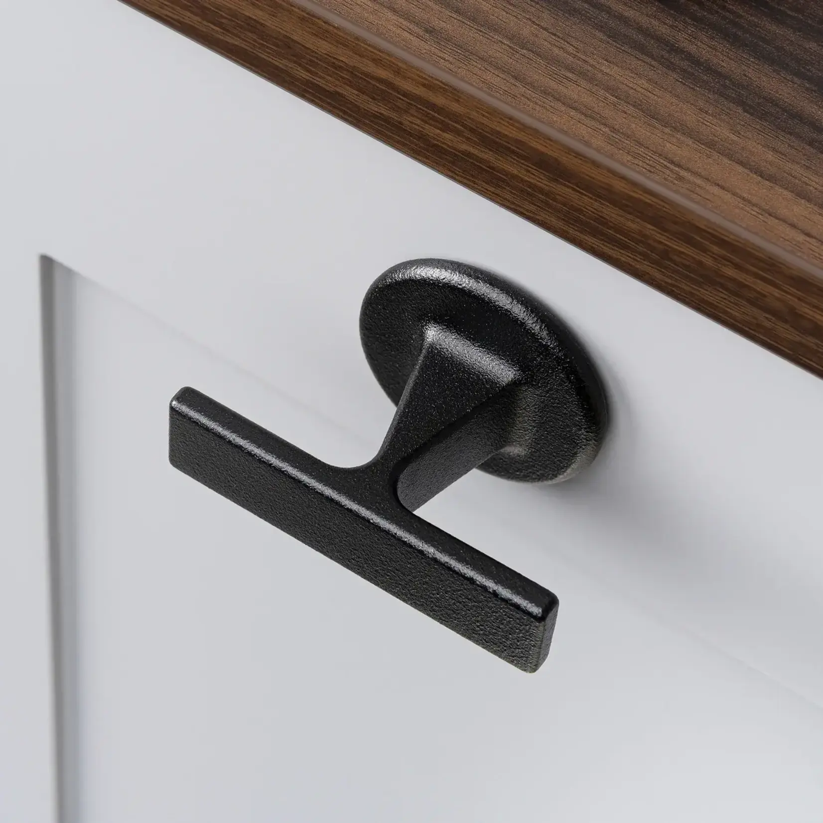 Marathon Hardware Oto T-Knob by Viefe Matte Black