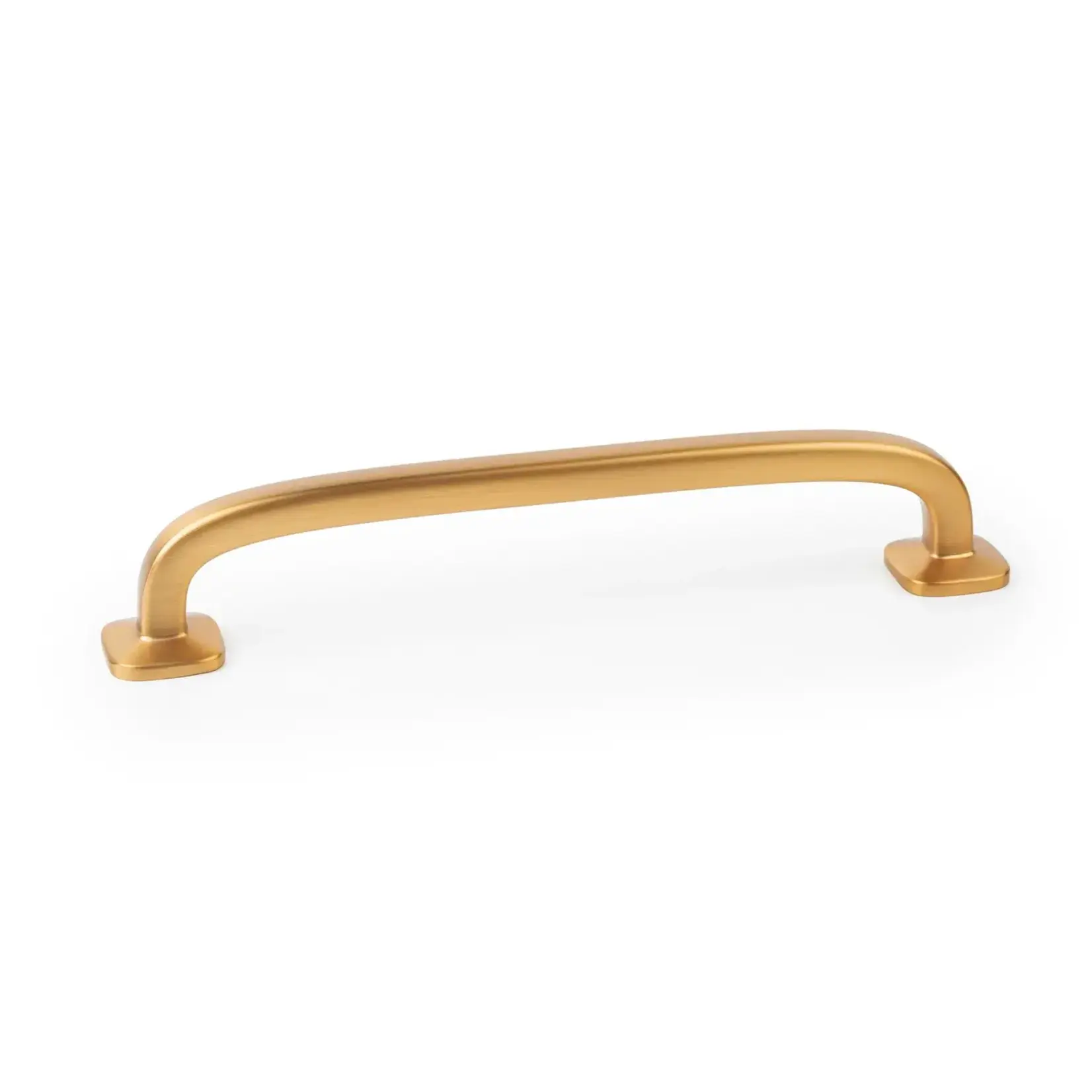 Marathon Hardware Quart Big Pull Brushed Brass Cava 160mm