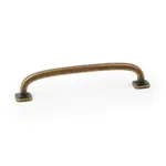 Marathon Hardware Quart Mini Pull Rustic Brass 128mm