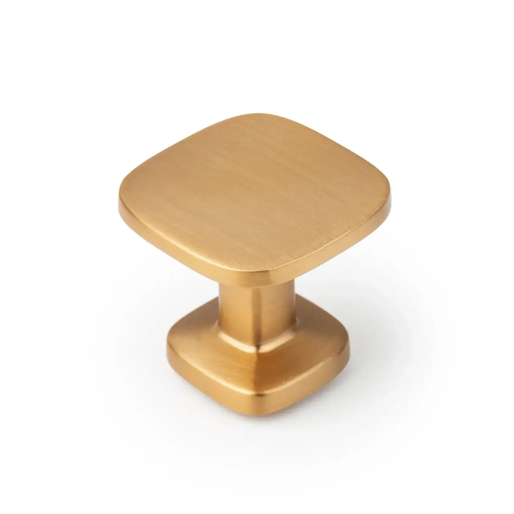 Viefe Quart Mini Knob Brushed Brass Cava 26mm