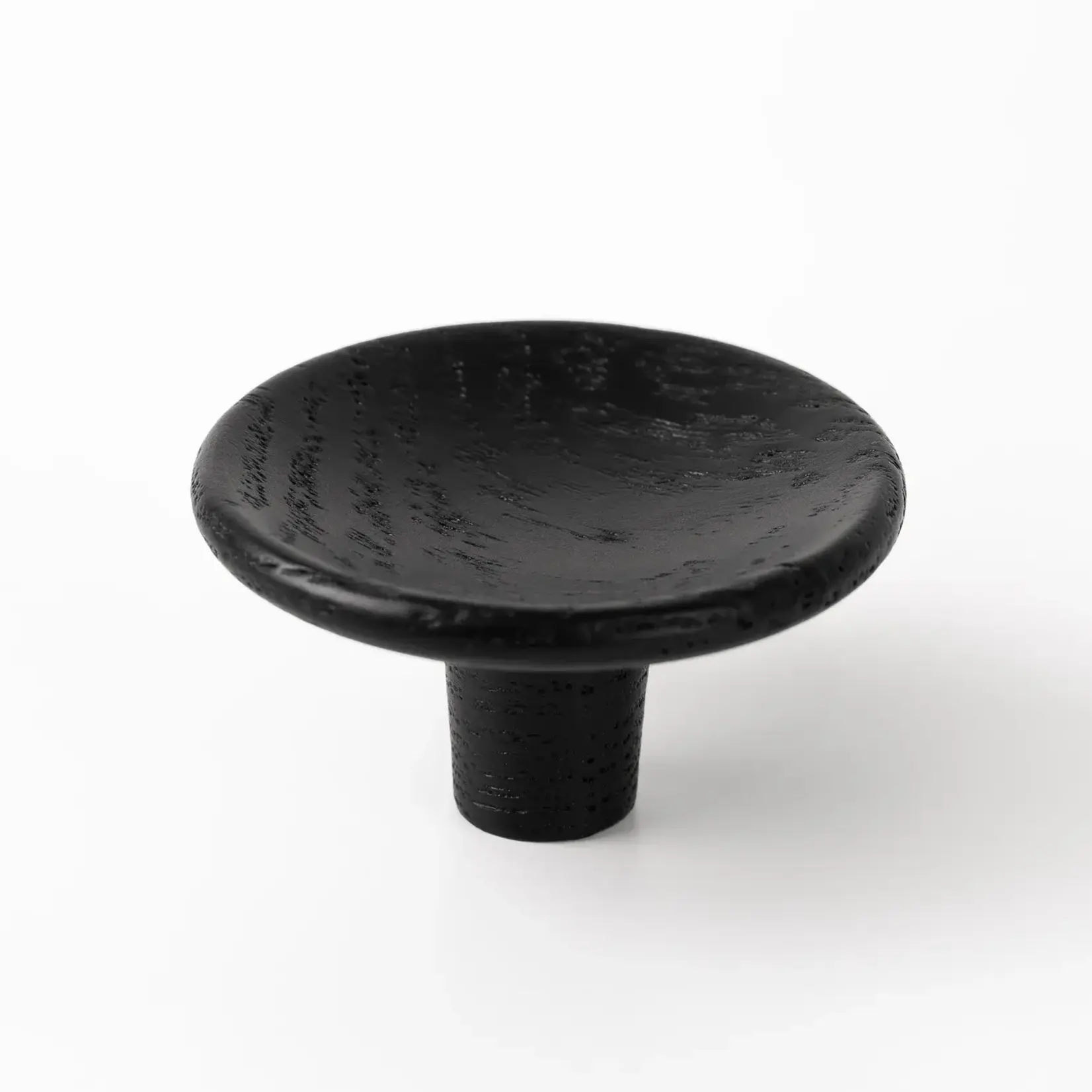 Viefe Disc Wood Knob Black 38mm