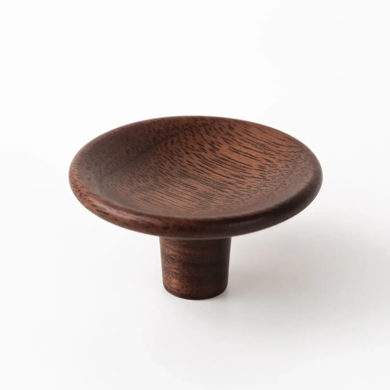 Viefe Disc Wood Knob Walnut 38mm
