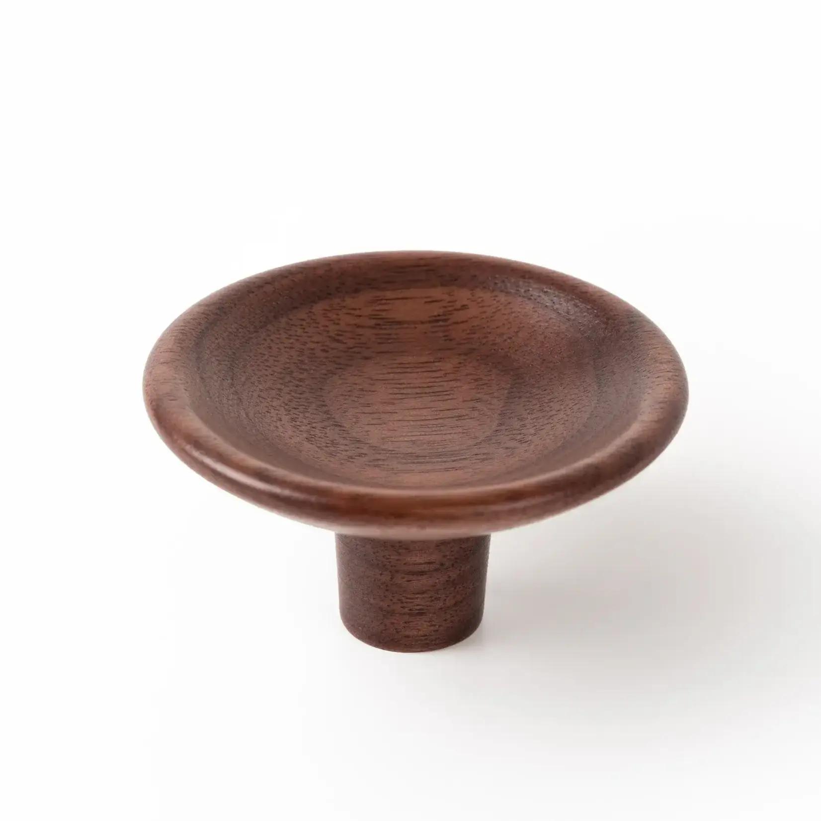 Viefe Disc Wood Knob Walnut 50mm