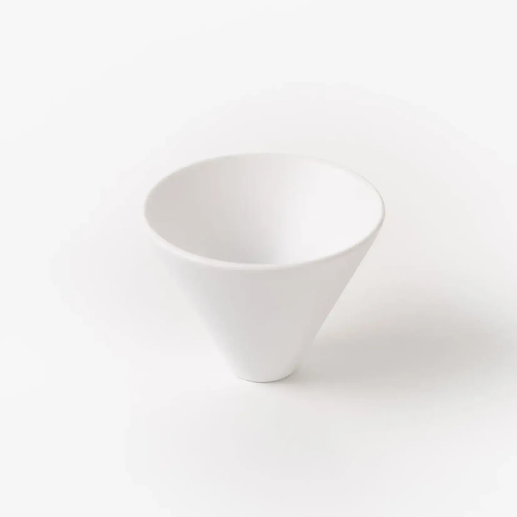 Viefe Conic Zamak Knob Matte White 29mm