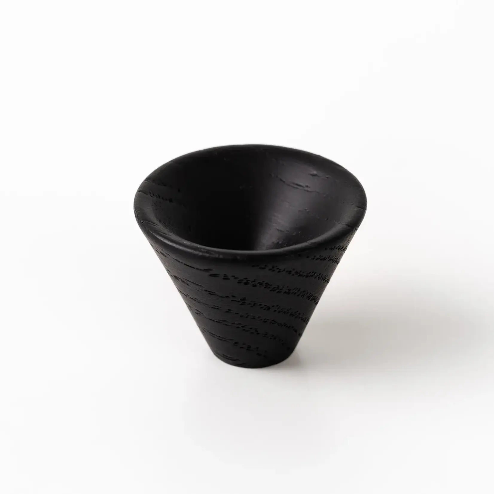 Viefe Conic Wood Knob Black 29mm