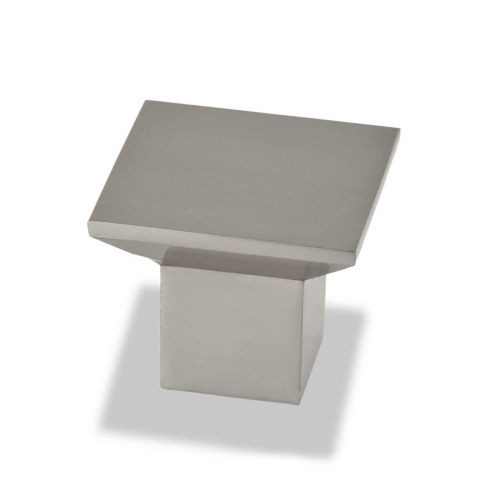 Marathon Hardware Alumina Knob Brushed Satin Nickel - 1 1/2 in