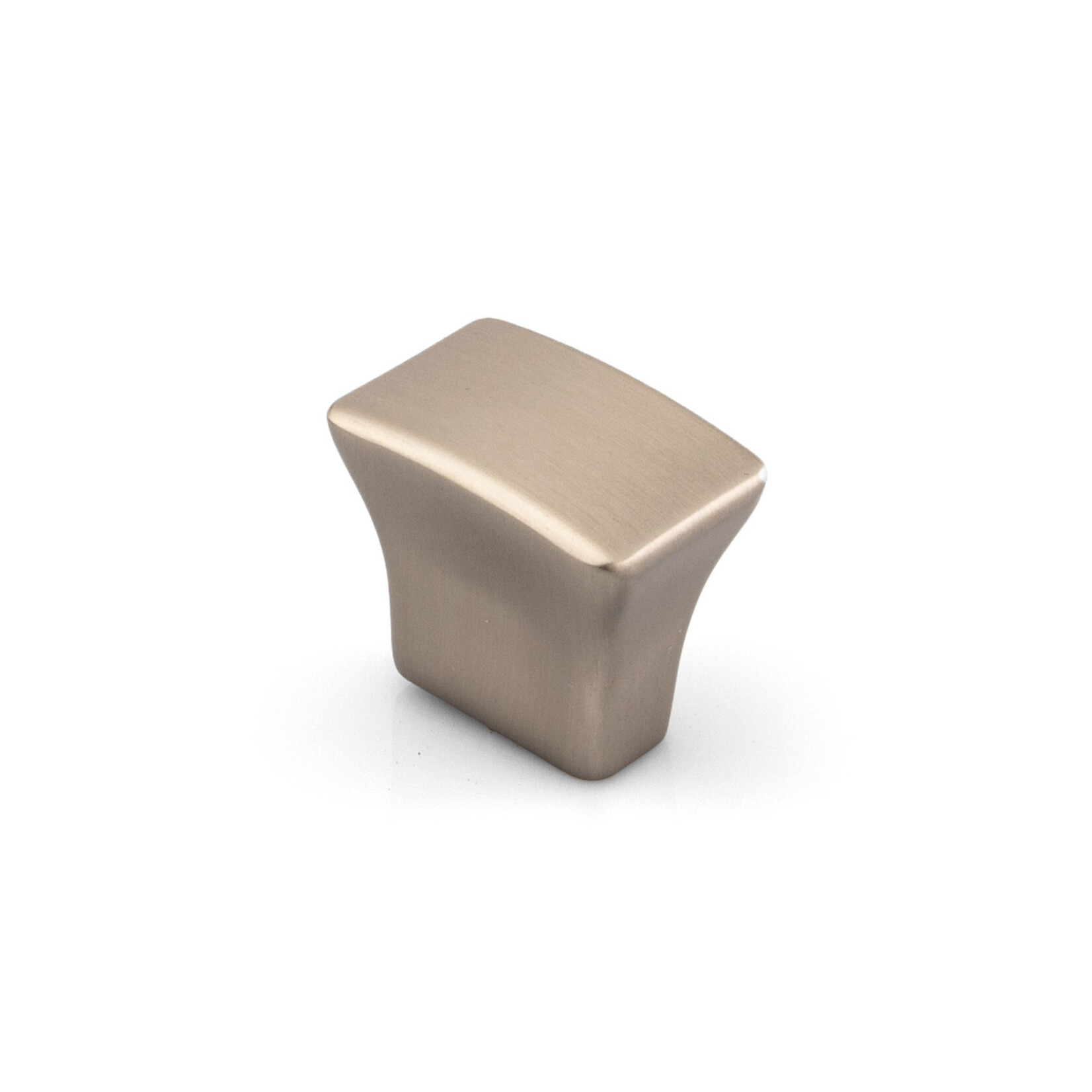 Marathon Hardware Tan Knob Brushed Nickel 34x23mm