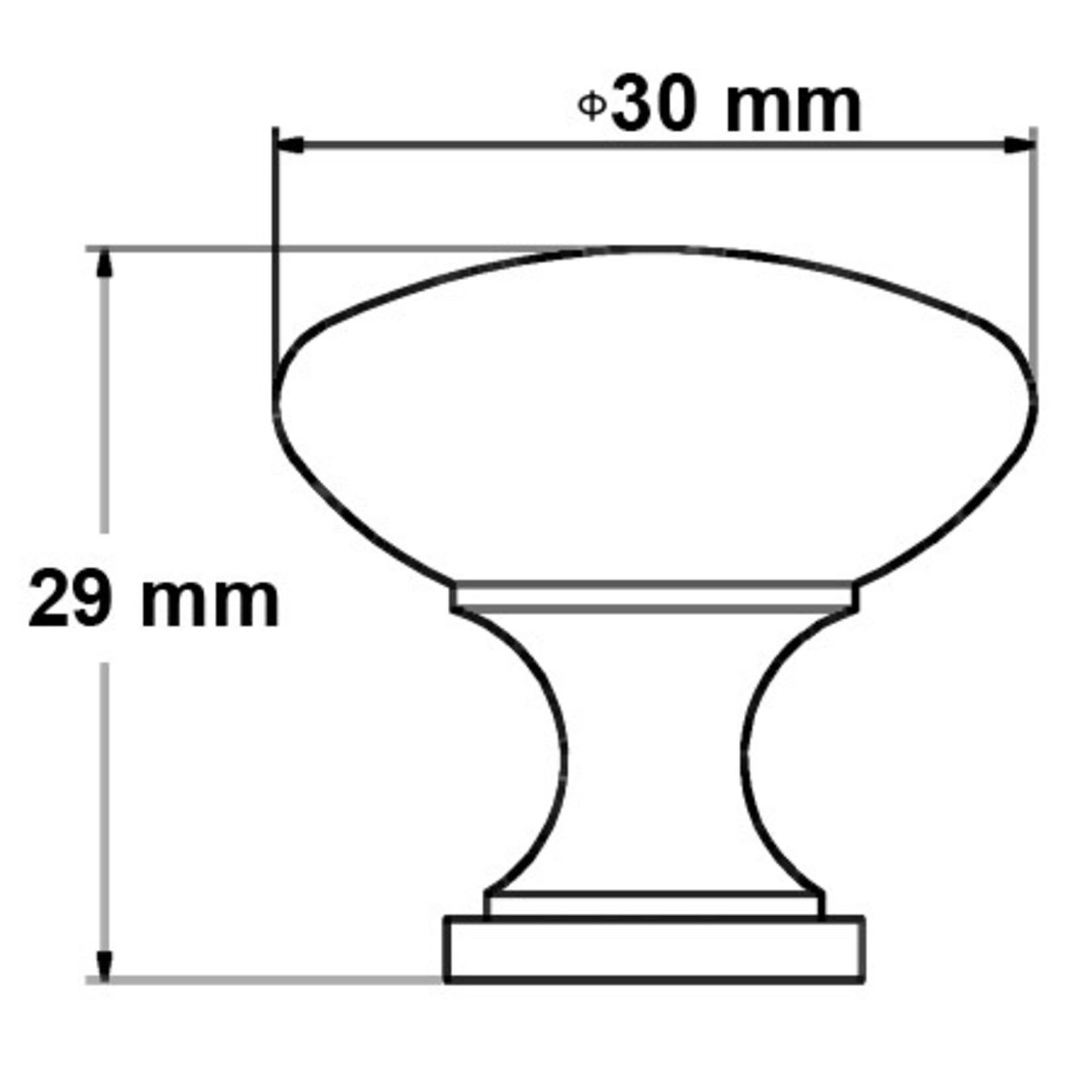 Marathon Hardware Copo Classic Knob