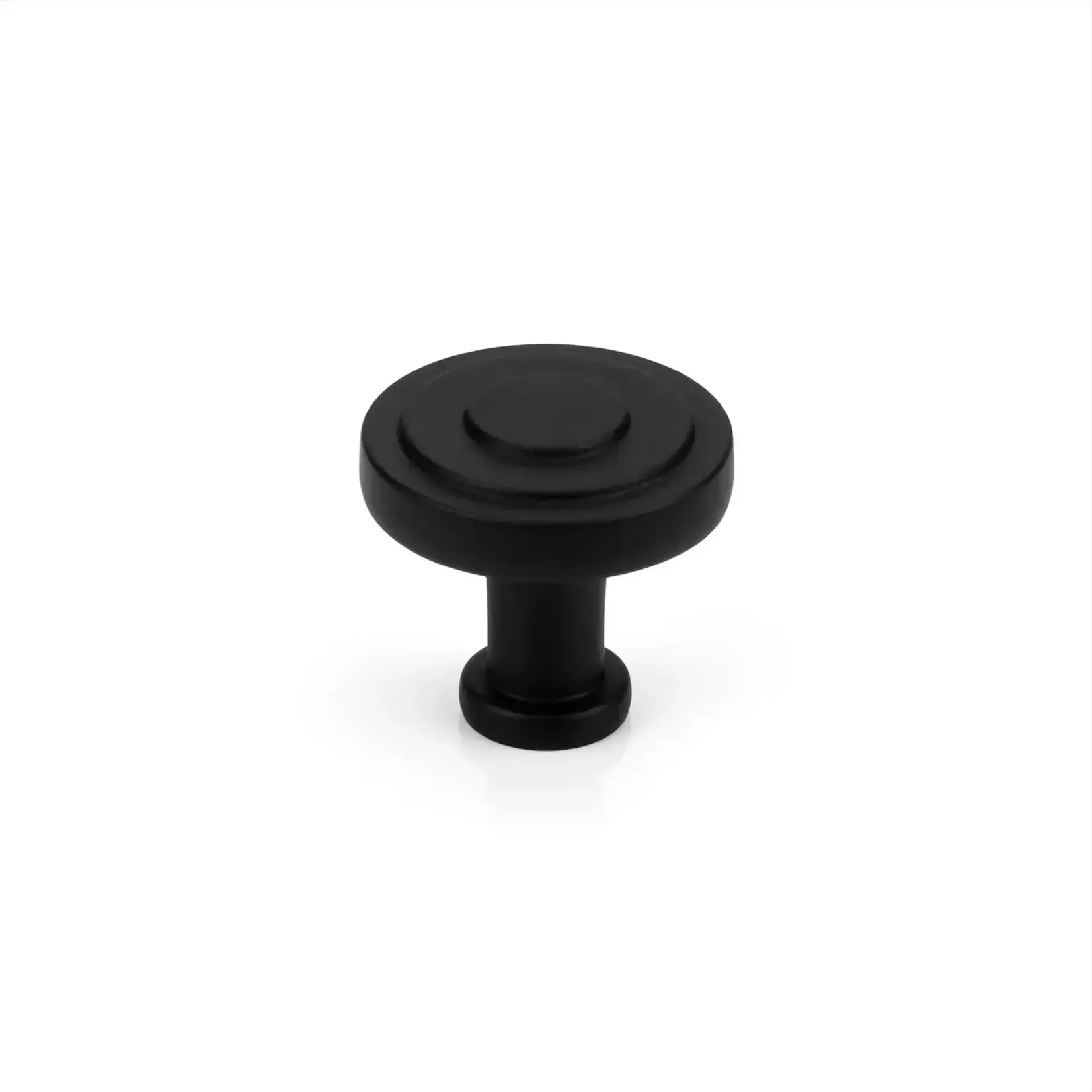 Marathon Hardware Centro Knob Matte Black 32mm